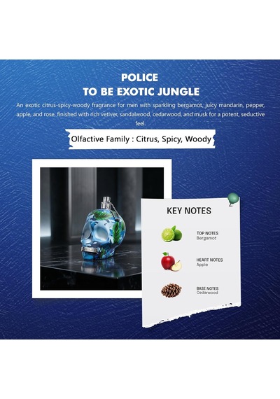 To Be Exotic Jungle Man Edt 125 Ml Erkek Parfümü