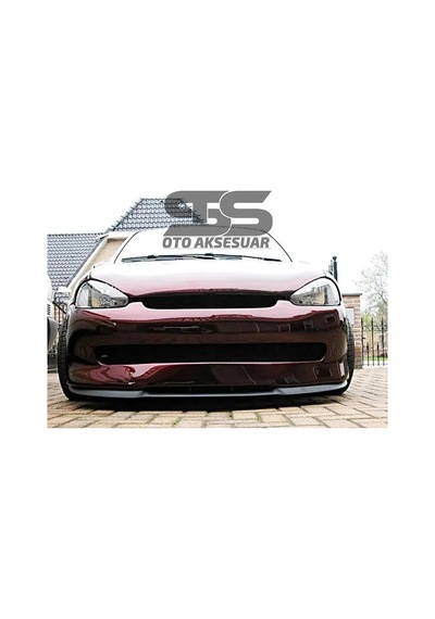 Opel Corsa B Cupra R Uyumlu Ön Lip Mat Siyah Ön Tampon Lip (Sts Oto Aksesuar) (01)