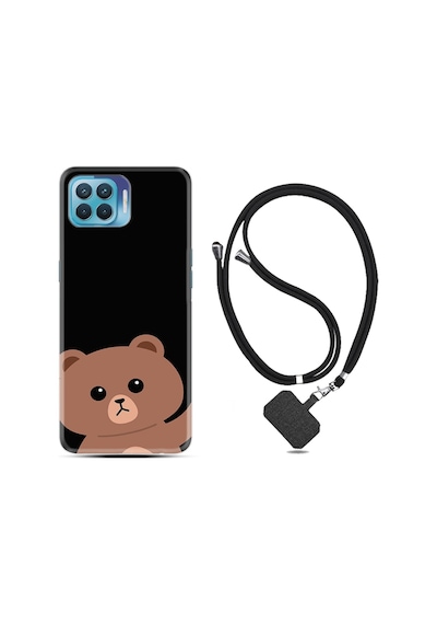 Oppo Reno 4 Lite Kilif Boyun Askili Hello Bear 1905 542802291