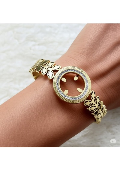 Çelik Gold Çeyreklik Bileklik Model 2 Çok Renkli