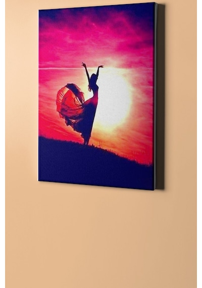 Webstyle Sayılarla Boyama Seti Kasnaklı Batan Güneşe Karşı 40 X 50 Cm