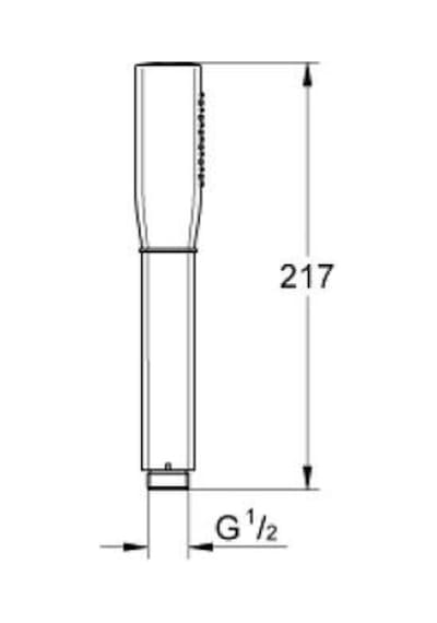 Grohe Grandera Stick El Duşu 1 Akışlı - 26852ıg0 Gümüş