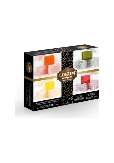 Karışık Aromalı Lokum 350g Bodrum Mandalina & Gül & Nane