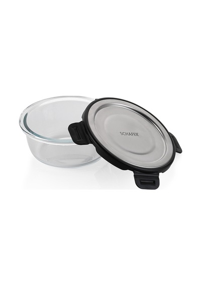 Retro Kilitli Saklama Kabı Yuvarlak 400 Ml-ınox Inox