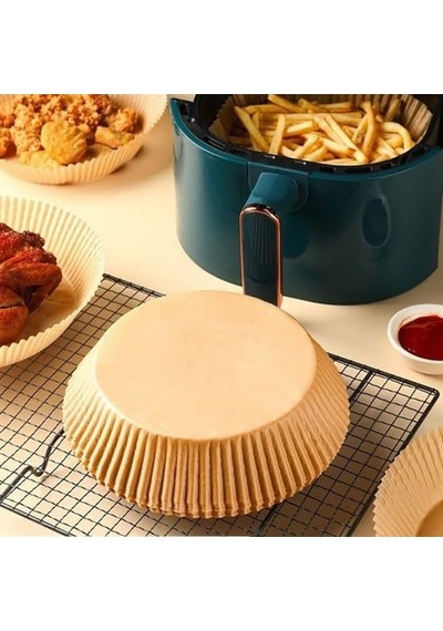 Adet Air Fryer Pişirme Kağıdı Tek Kullanımlık Hava Fritöz Yağ Geçirmez Yapışmaz Tabak Model