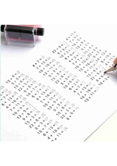 Büro Ev Ofis Oyuncak Hediyesi İçin Eğitici Matematik Bölme İşlemleri Kaşe Oyunu