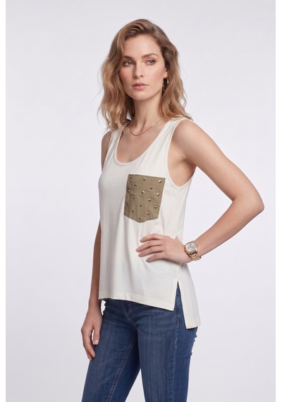 Kasha Kadın T-shirt 26yt024 Haki