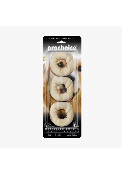 Prochoice Rawhide Mini Donuts Köpek Çiğneme Kemiği 3 Adet