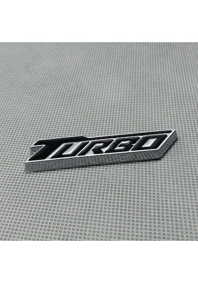Renault Kangoo Uyumlu Turbo Siyah Bagaj Yazısı Arması Logosu 3m 3d Abs 78x18mm