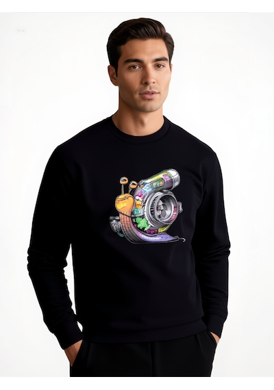 Ogc Salyangoz Unisex Sweatshirt Siyah