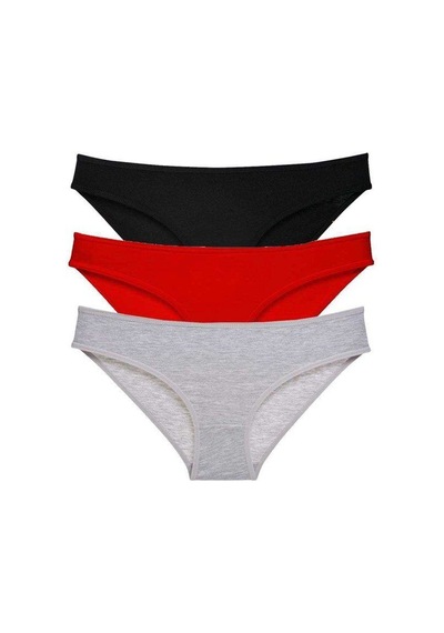 3 Adet Süper Eko Set Likralı Kadın Slip Külot 540 Standart