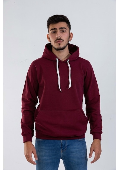 Rafcoll Ünisex Kapşonlu Ve Cepli Sweat Mor