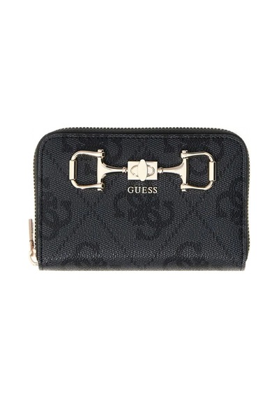 Guess Janie Logolu Orta Boy Fermuarlı Kadın Antrasit Cüzdan Swos9924140-clo T/u