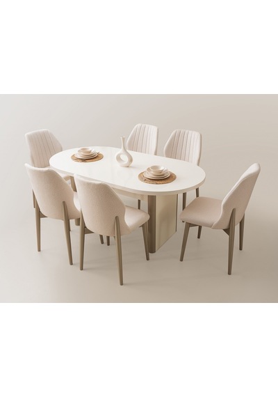 Kaş Mdf Yemek Odası Takmı Aytaşı