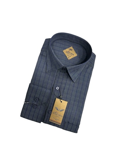 Eren Style Linen Keten Klasik %100 Cotton Uzun Kollu Terletmeyen Gömlek Antrasit