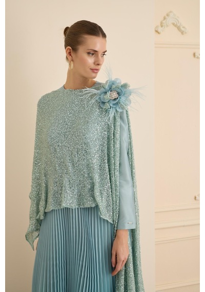 Senna Nelly Dress Mint Yeşil