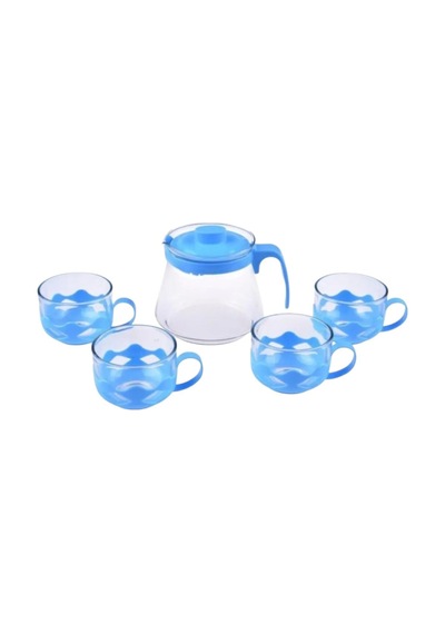 Mavi Guardo 5 Parça Çay Seti 600 Ml Açık Mavi