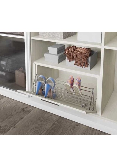 Starax İki Raflı Kapağa Monte Ayakkabılık Krom 60cm S-6141-c Çok Renkli Starax İki Raflı Kapağa Monte Ayakkabılık Krom 60cm S-6141-c Çok Renkli