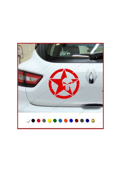 Army Yıldız Off Road Sticker Oto Sticker 4X4 Sticker