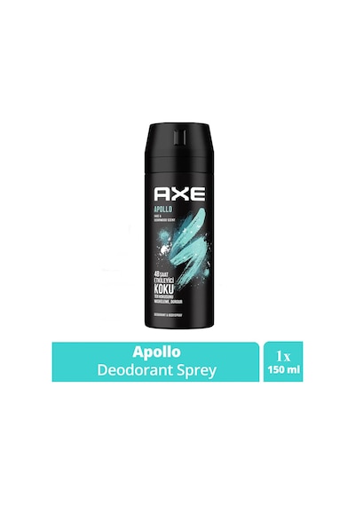 Axe Erkek Sprey Deodorant Apollo 48 Saat Etkileyici Koku Vücut Spreyi 150 Ml