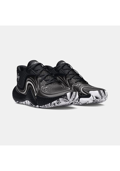 Under Armour Spawn 6 Mid Erkek Basketbol Ayakkabısı C-und027647e10001 Siyah