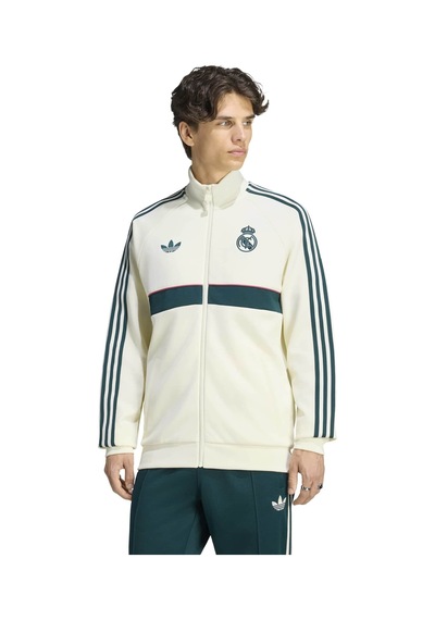 Ivory Adidas Real Madrid Erkek Futbol Ceket Og2 Tt Kg2971 Bej