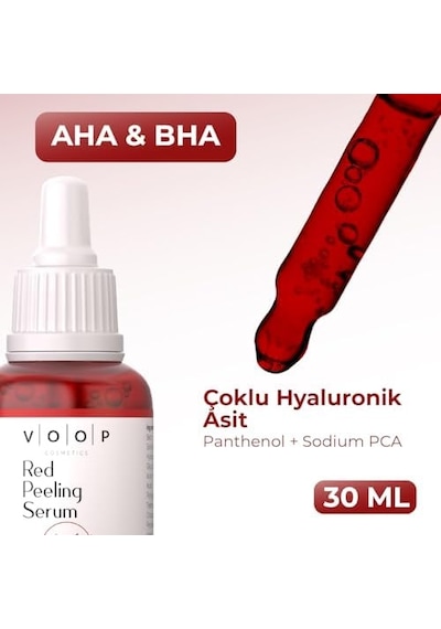 Voop Kırmızı Peeling, Cilt Yenileyici Serum 30 Ml