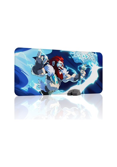 Brawlhalla Kaymaz Dikişli Kauçuk Oyuncu Mousepad V2 - 90x40 Xxl Gaming Mouse Pad Fare Altlığı