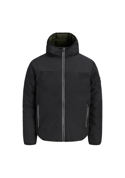 Jack & Jones Jjebrooklyn Erkek Çift Taraflı Ceket Günlük Rahat Siyah