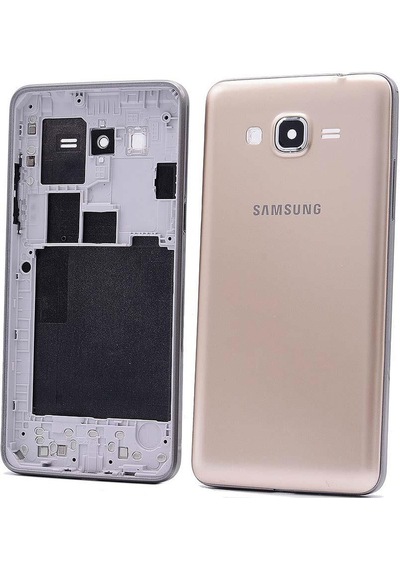 Senalstore Samsung Galaxy Uyumlu Grand Prime Sm-g530 Kasa Kapak - Gold