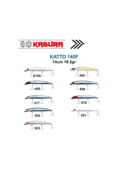 Kabura Katto 140f Sahte Balık 521