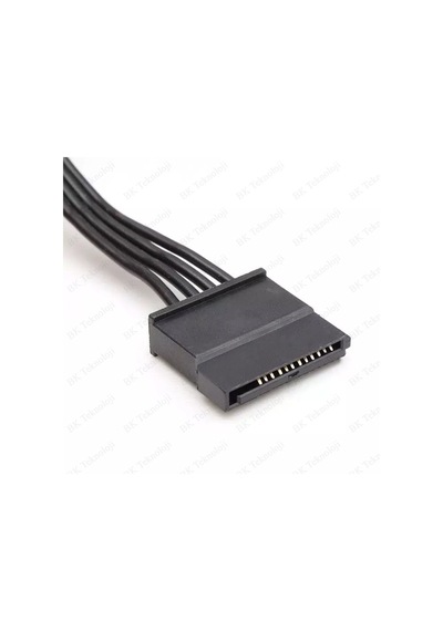 Hdd/Ssd Için 4Pin Ide Molex To 5 X 15Pin Sata Güç Kablosu