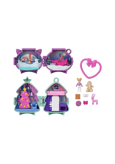 Jgm53 Polly Pocket Sevimli Yılbaşı 2li Paket Oyun Seti Standart