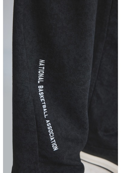 Defacto Nba Wordmark Baggy Fit Kalın Kumaş Baskılı Jogger I1557ax26wnbk81 Siyah-bk81
