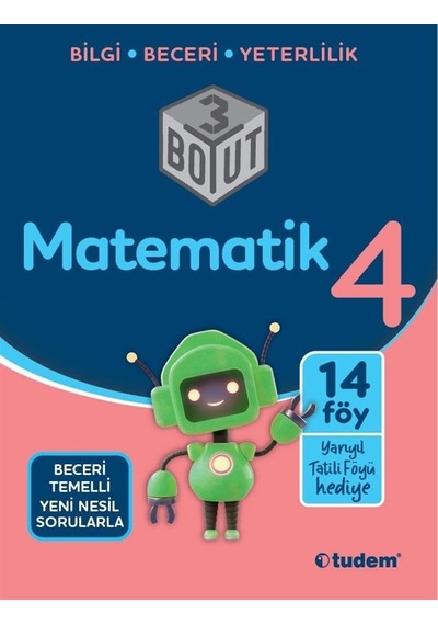 4.Sınıf Matematik 3 Boyut -  Tudem Yayınları