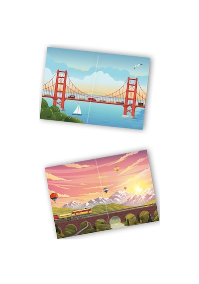 My Sticker Book '' Taşıtlar-meslekler'' , 2li Set Tükenmeyen Sticker Kitabı