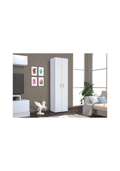 Kzy Çok Amaçlı Dolap, Mutfak, Banyo, Balkon, Kiler 8 Raflı Dolap (476805419) Beyaz
