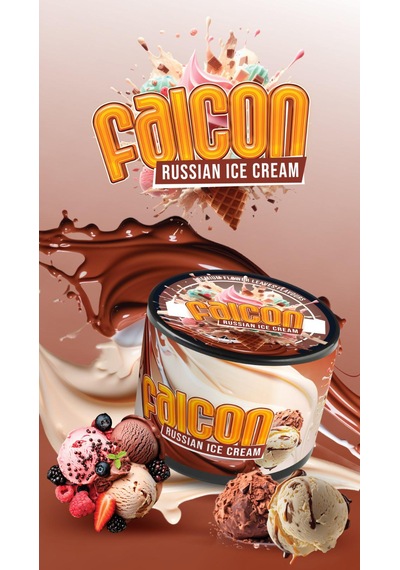 Falcon Russian Ice Cream 250 Gr