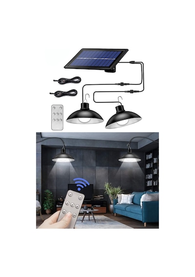 Technojet Solar 2 Lambalı Askılı Kumandalı Renk Ve Seviye Seçenek