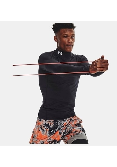 Under Armour Ua Cg Armour Comp Mock Erkek Uzun Kollu T-shirt 1366072-001 Siyah