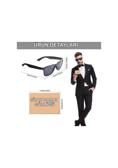 Damat Gözlüğü - Düğün Ve Bekarlığa Veda Partisi Aksesuarı