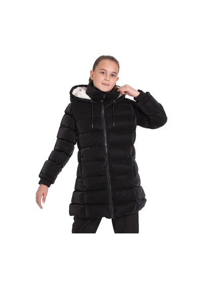 Xo Kids Kız Çocuk Mont 5-8 Yaş 8045 Siyah