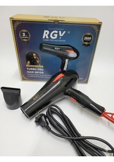Tr Rgv Saç Kurutma Makinesi, 2500w, Profesyonel Ac Motor, Berber Salonu Ve Kuaför İçin