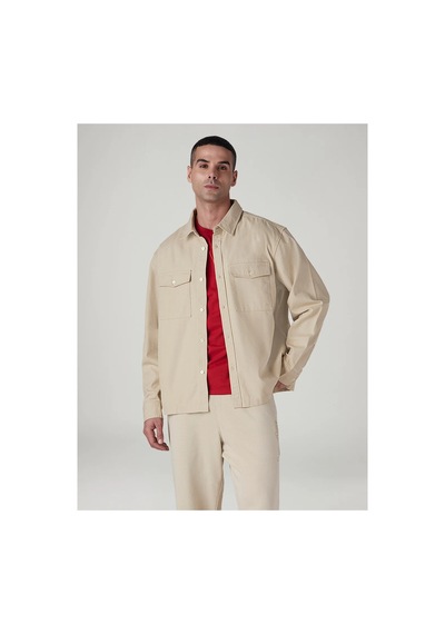 Levi's Levi S Erkek Bej Relaxed Fit Ceket Gömlek-008jd-0001