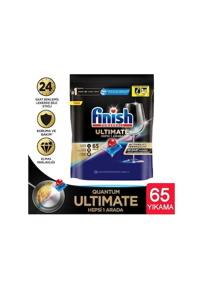 Quantum Ultimate 65 Kapsül Bulaşık Makinesi Tableti