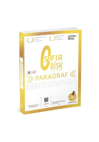 Üçdörtbeş Yayınları Paragraf Sıfır Risk