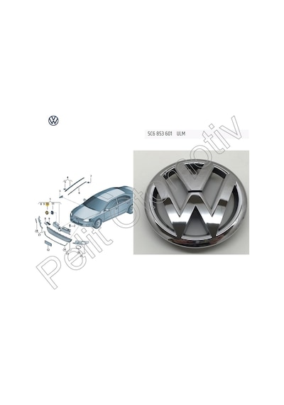 Jetta 2011-2014 Ön Panjur Arması 5c6853601