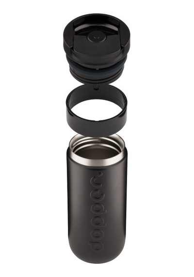 Dopper Travel Mug Yalıtımlı Termos Bardak 400 Ml - Gece Siyahı Siyah