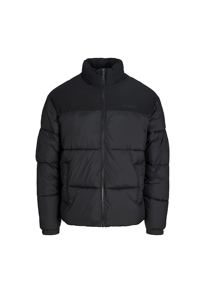 Jack & Jones Erkek Yüksek Dik Yaka Puffer Ceket - Raze - 12299096 Siyah