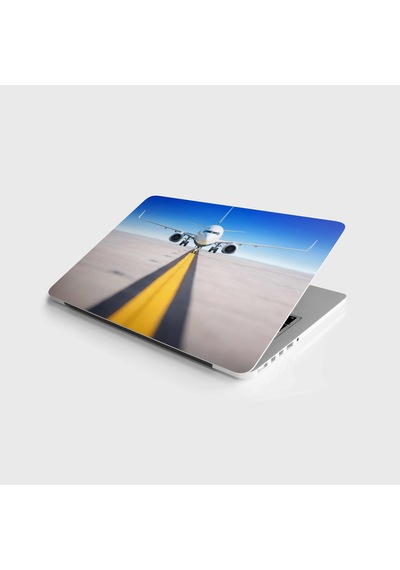 Laptop Sticker Bilgisayar Notebook Pc Kaplama Etiketi Uçak Pist
